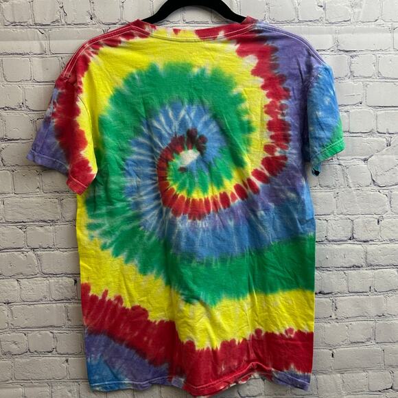 Grateful Dead Tye Dye Bertha Skeleton Roses T-Shirt Size Medium Ripple Junction - Picture 5 of 5